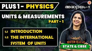 Units and Measurement  Introduction  Plus One Physics  Part 1  Lerin Maam  Vedantu Malayalam [upl. by Keheley736]