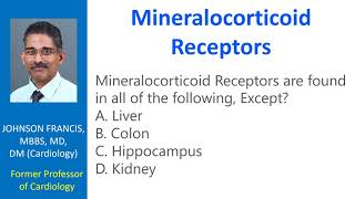 Mineralocorticoid Receptors MCQ [upl. by Plath]