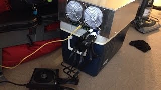 KNCminer Jupiter Unboxing and Setup [upl. by Nonez]