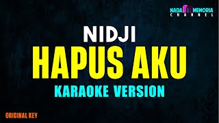 Nidji  Hapus Aku Karaoke Version [upl. by Alemap]