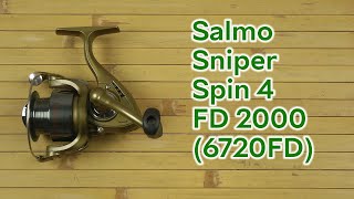 Розпаковка Salmo Sniper Spin 4 FD 2000 6720FD [upl. by Tarrant]