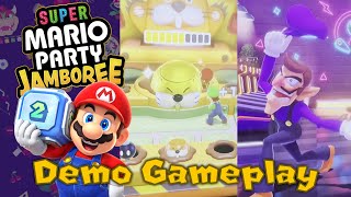 Super Mario Party Jamboree Demo Gameplay Waluigi Pinball Koopathlon amp More [upl. by Primo]