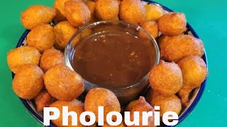 Pholourie with hot Tamarind Chutney [upl. by Gherardi]