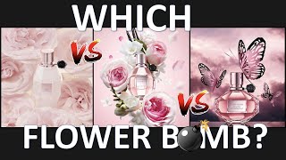 FLOWERBOMB EDP 🏅 vs FLOWERBOMB Dew 🏅🏅🏅 vs FLOWERBOMB Nectar 🏅🏅  Victor amp Rolf  ⚔️ Fragrance Battle [upl. by Eibbil471]