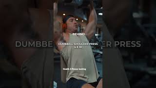 Double Shoulder Press Build Bigger Stronger Shoulders Full Workout [upl. by Vida]