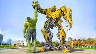 Transformers One 2024  Bumblebee vs Hulk Full Fight 2024  Paramount Pictures HD [upl. by Elpmid]