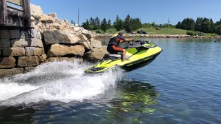 Seadoo rxpx 300 Launch Mode with Riva Racing Exhaust Rippin on It Tunnel Launches Eatin Limiter [upl. by Isnan593]