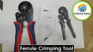 Ferrule Crimping Tool YE 166E  Use of Ferrule Crimping Tool for beginners  Review amp unboxing Urdu [upl. by Evreh584]