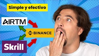 Transferir dinero entre AIRTM  BINANCE  SKRILL  ADVCASH es posible 2024 💰🌎 [upl. by Neerhtak]