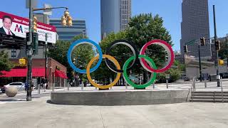 CENTENNIAL OLYMPIC PARK ATLANTA GA Summer 2024travel olympics2024 atlanta [upl. by Thorr471]