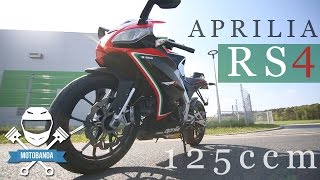 Włoska Legenda Klasy 125 ccm  Aprilia RS4 Test Opinia [upl. by Luwana]