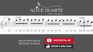 Intimidade Liniker  Tutorial  Aprenda a tocar com Partitura Facilitada  Playback [upl. by Eiba]