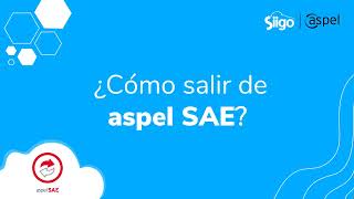 ¿Cómo salir de Aspel SAE [upl. by Eart]