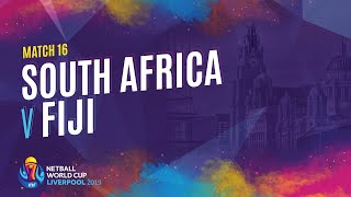 South Africa v Fiji  Match 16  NWC2019 [upl. by Eilloh897]