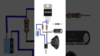 TDA2030 Ic Amplifier circuit diagram amplifier [upl. by Asel]