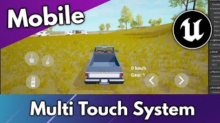 Mobile Button Multi Touch System Unreal Engine  Android amp iOS Vehicle Button Multi Touch System [upl. by Dannel]