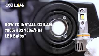 OXILAM How To Install Q36 90069005 Combo Headlight Bulbs [upl. by Anahsor]