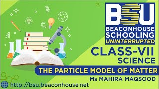 Class 7  Science  The Particle Model of Matter  Ms Mahira Maqsood [upl. by Ynneh]