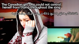 balti feat hamoudaYa Lili Reaction The Canadian girl who could not stop crying [upl. by Annodam]