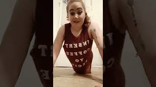 100 PUSH UPS Caudal Regression Syndrome cant stop me🦸‍♀️ disabilityawareness subscribe [upl. by Ylyl]