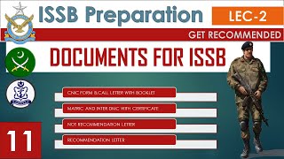 Part 11ISSB lecture 2 Documents and other things required for ISSB  ISSB PAK ARMY PAF NAVY [upl. by Ahsekam316]