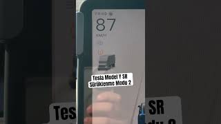 Tesla Model Y SR Sürüklenme Modu teslamodely modely [upl. by Assirok]