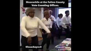 Meanwhile at the Fulton County vote counting office 😎 [upl. by Etireugram]