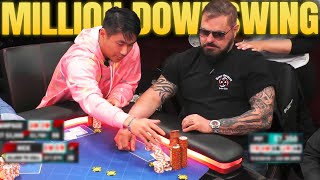 This Is What Million Dollar Poker Tilt Looks Like HustlerCasinoLive [upl. by Siramay707]