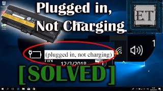 How to Fix Laptop Battery “Plugged in Not Charging” [upl. by Whittemore]