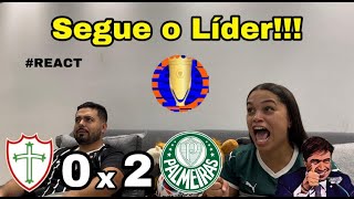 REACT REAÇÕES PORTUGUESA x PALMEIRAS [upl. by Cecilla]