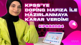 KPSS’ye Doping Hafıza’yla hazırlanmaya karar verdim  Neden mi Kpss2024 [upl. by Leahcimdivad]