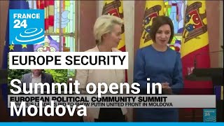 European summit opens in Moldova with Ukraine war regional conflicts on agenda • FRANCE 24 [upl. by Elsey596]