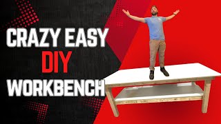 Crazy Easy DIY Workbench [upl. by Mharba]