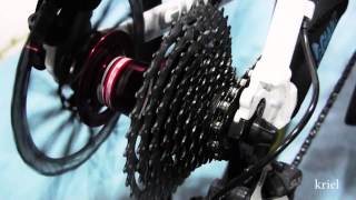 Novatec D542SB Synergy Cantilever Hubs sound [upl. by Airakaz]