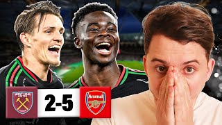 Arsenal Were Incredible Saka Is World Class  Arsenal 52 West Ham Reaction [upl. by Annahsar]