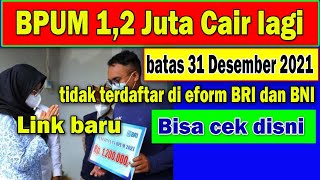 LINK BARU CEK PENERIMA BPUM 12 JUTA DESEMBER 2021 [upl. by Gabriel]