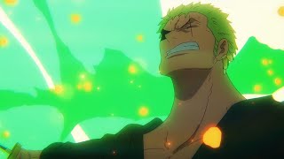 ZORO vs SHawk  Zoro Fights Mihawks Clone English Sub [upl. by Beaver]