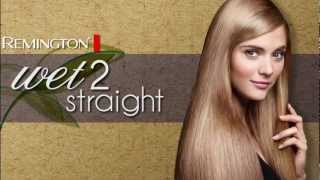 New 2quot Remington Wet 2 Straight Flat Iron with Soy Hydra Complex [upl. by Houlberg]