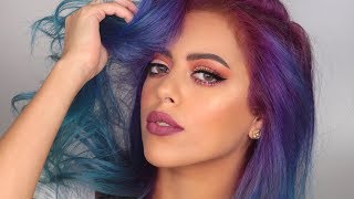 Glitter Makeup tutorial قلتر لوك [upl. by Abehs798]