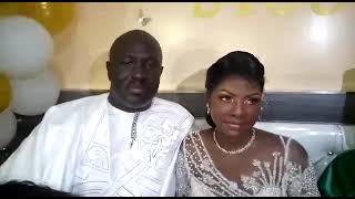 Mariage de Medoune Diouf et Diamy Gueye Le couple tout heureux en ce beau jour [upl. by Wesla]