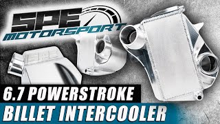 SPE 67 Powerstroke Billet INTERCOOLER  PRODUCT SPOTLIGHT [upl. by Baerman195]