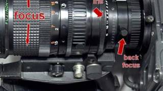 How To Backfocus A Broadcast Camera Lens [upl. by Assital]