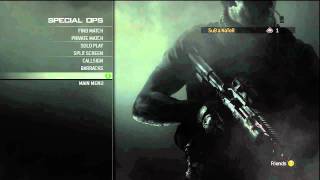 Call of Duty Modern Warfare 3 Official Intro Layout Menu Spec Ops Campaign Multiplayer [upl. by Aenil]