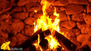 Cozy Fireplace 4K 🔥 Fireplace Ambience with Burning Logs amp Fire Sounds 🔥 Relaxing Fireplace Comfort [upl. by Nika375]