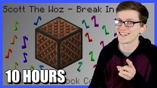 10 HOURS of Break In Fiskur minecraft Noteblock Cover  Scott The Woz [upl. by Anelra517]