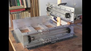 Episode 4 CNC Router build with simple shop tools X and Y axis [upl. by Arrio]