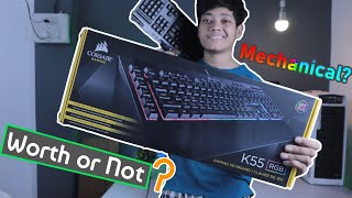 Corsair K55 RGB Keyboard Full Review  Should You Buy  Pros amp Cons [upl. by Fanni]