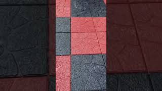 paver block installation parking flooring pathway industrial gattu fitting Interlocking Tiles [upl. by Weiman]