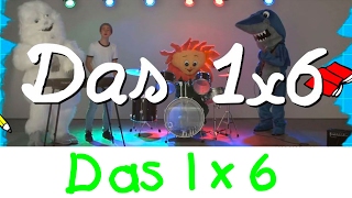 🐶 Das 1x6 Lied  Mathe Lernlieder  Kinderlieder [upl. by Candis]