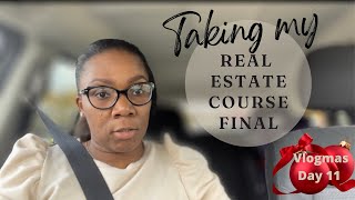 Taking My Real Estate Course Final  RealEstateU realestateagent nycrealestateagent [upl. by Ekle302]